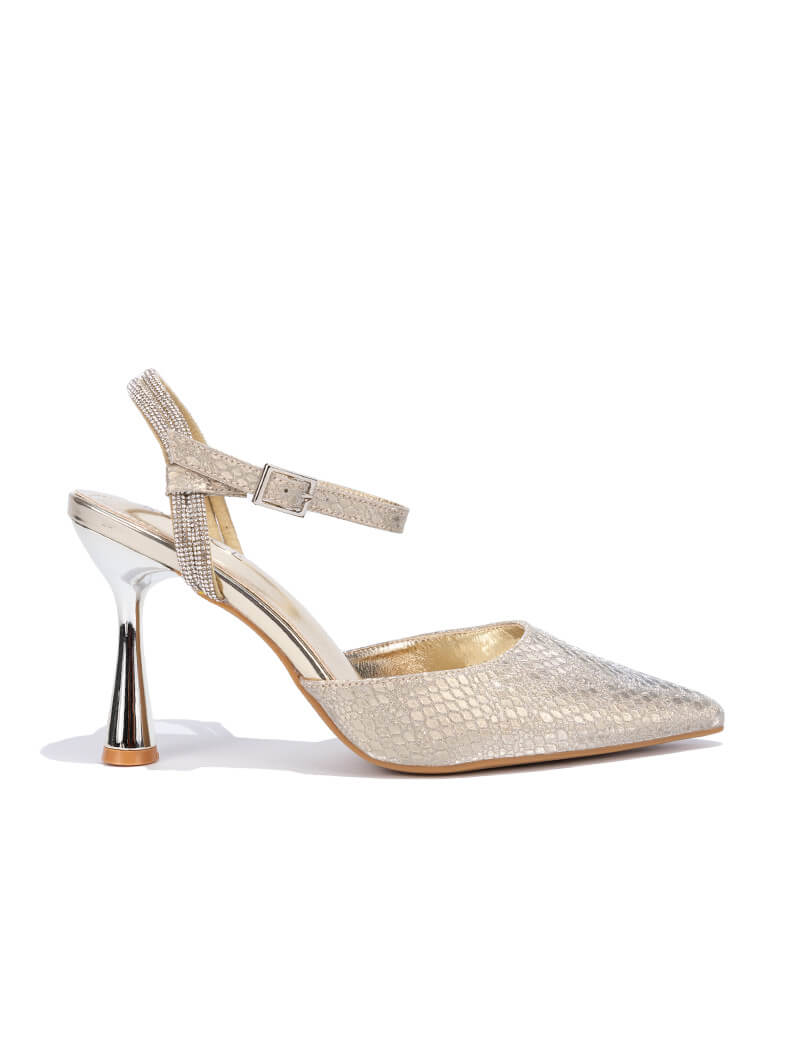 Escarpins pointus à paillettes